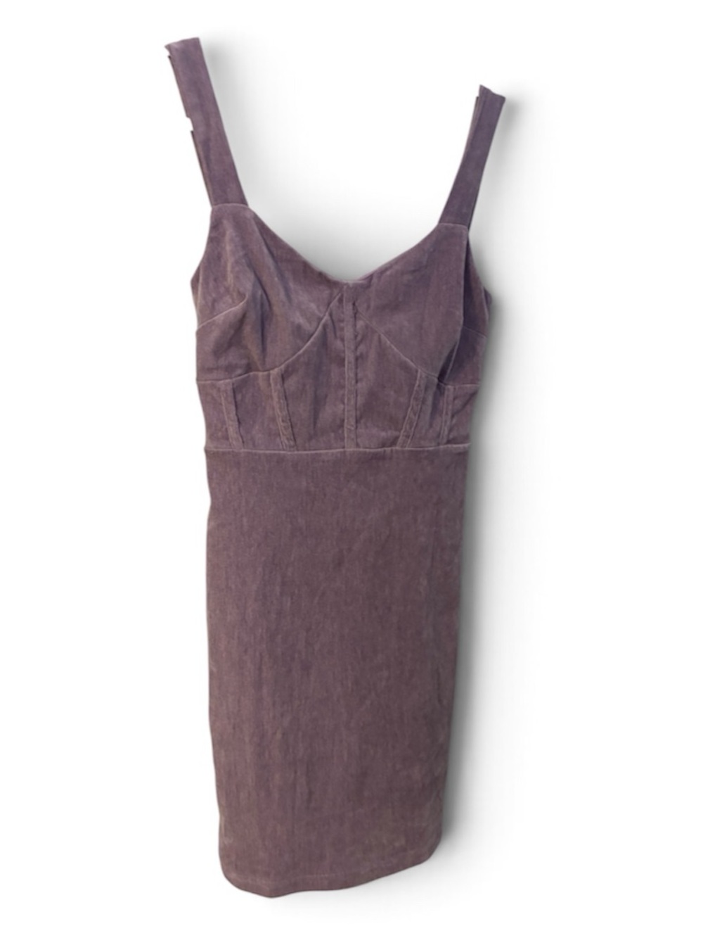 Lena Mini Dress Velvet Corset Lavender Bodycon Stretchy Size Small